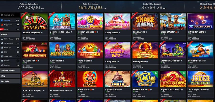 Online casino igre